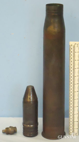  INERT DEACTIVATED 1943 Dated Unfired German WW2 5cm Patr 39 Armour Piercing Cape INERT DEACTIVATED 1943 Dated Unfired German WW2 5cm Patr 39 Armour Piercing Cape Antique & Militaria