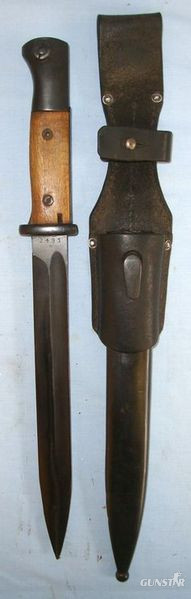 Jos Corts, SolingenRARE MAKER, Nazi Marked, Early WW2 1939 Dated German K98 Maus Bayonet in 