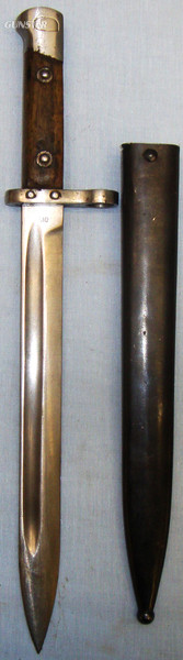 Austrian M1895 Mannlicher Bayonet and Scabbard. BAYO 786. Bayonet