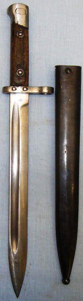  Austrian M1895 Mannlicher Bayonet and Scabbard. BAYO 786. Bayonet