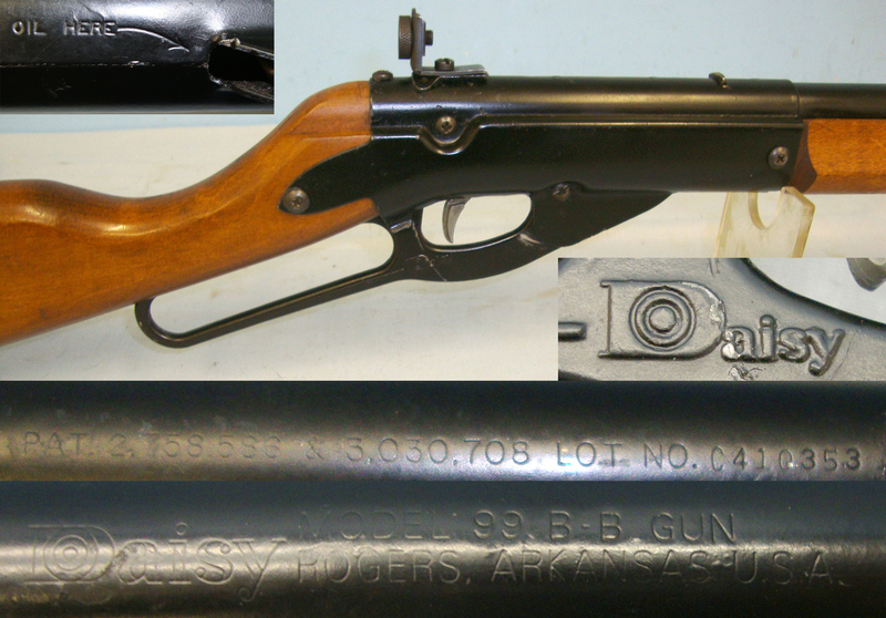 Daisy BB Repeating Lever Action Air Rifle. .177