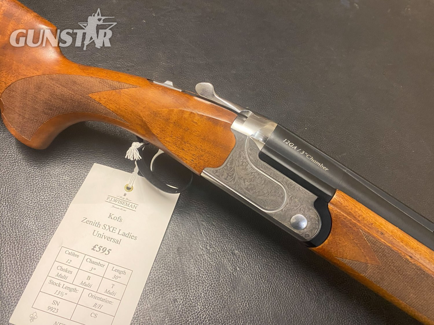 KOFS Zenith SXE Ladies Universal Over and Under 12 Bore/gauge in 