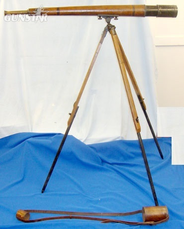 T. Cooke & Sons Ltd., London & York Leather Covered Brass Military Telescope By T. Cooke & Sons Ltd London & York Wi Sight & Optic in 