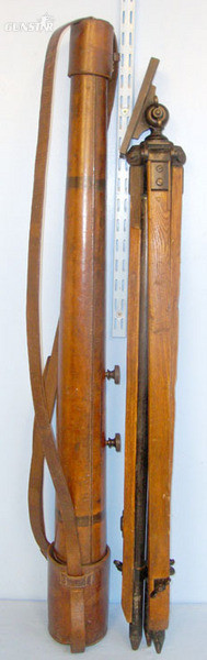  T. Cooke & Sons Ltd., London & York Leather Covered Brass Military Telescope By T. Cooke & Sons Ltd London & York Wi Sight & Optic