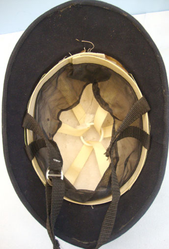  Metropolitan Police Male Constable's/ Sergeant's Blue Serge Police Helmet With H Metropolitan Police Male Constable's/ Sergeant's Blue Serge Police Helmet With H Clothing
