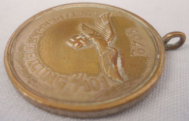  German Regimental Medal to a Balloon Observation Unit for Russia in 1942. N 172. German Regimental Medal to a Balloon Observation Unit for Russia in 1942. N 172. Antique & Militaria