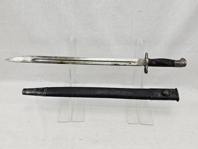 WW1 British 1918 Dated 1907 Pattern Bayonet and Scabbard Bayonet