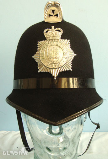Manchester & Salford Police Male Constable's / Sergeant's Blue Serge Helmet By C Manchester & Salford Police Male Constable's / Sergeant's Blue Serge Helmet By C Clothing in 
