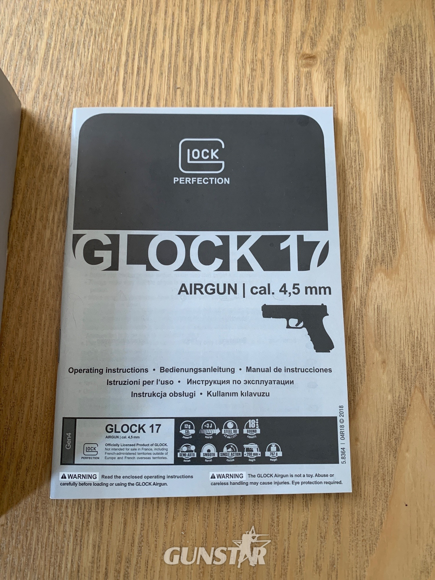 {CATEGORY} - Umarex Glock 17 Gen 4 4.5mm in 