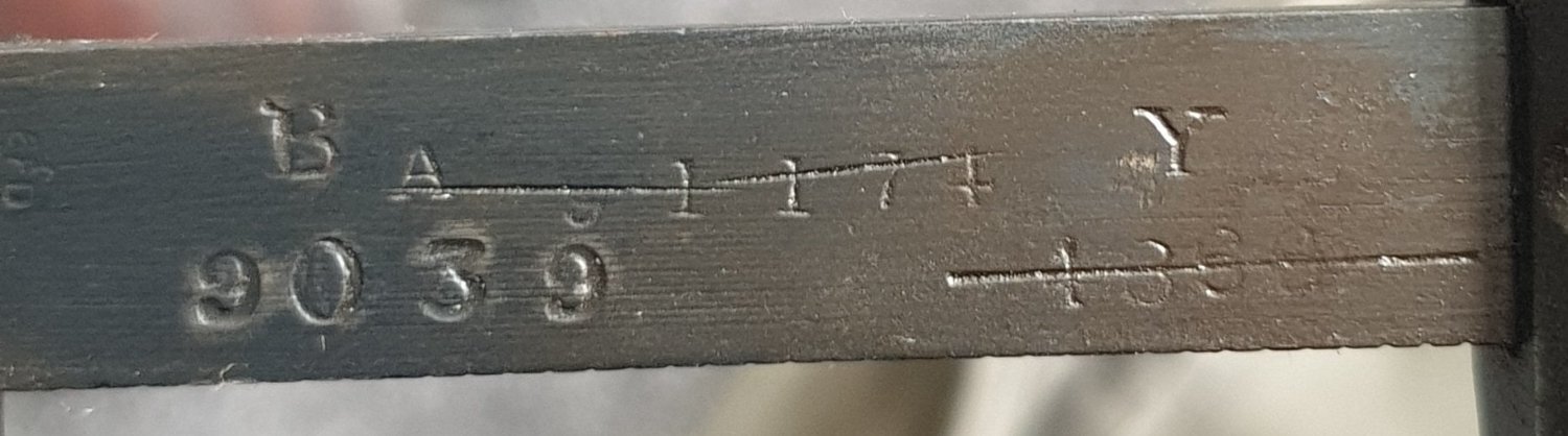 Enfield 1997 certificate  Bolt Action .303 Rifle 