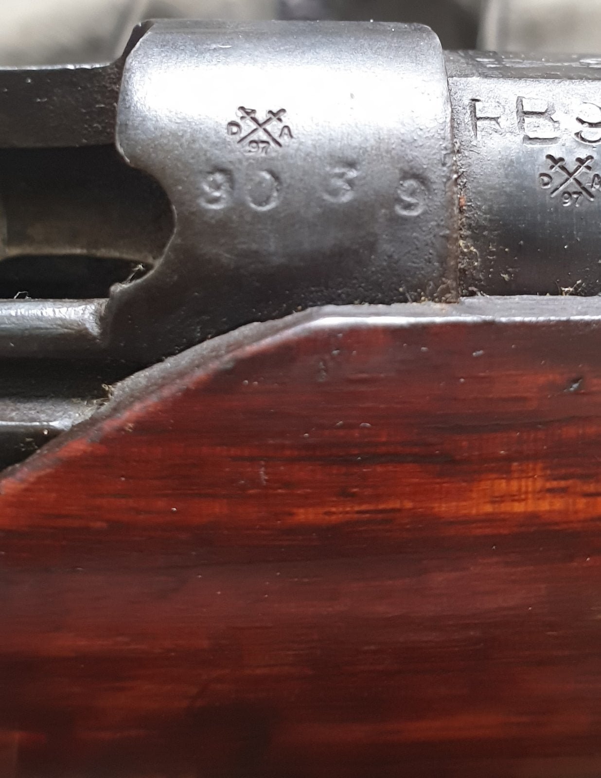 {CATEGORY} - Enfield 1997 certificate  Bolt Action .303 Rifle in 