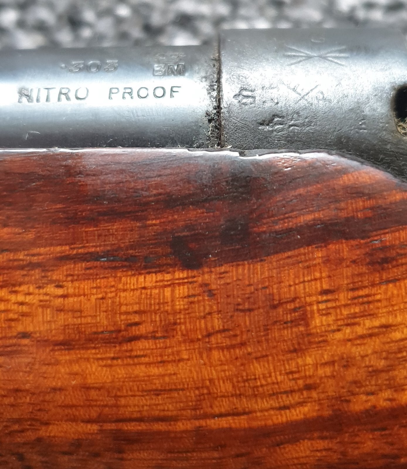{CATEGORY} - Enfield 1997 certificate  Bolt Action .303 Rifle