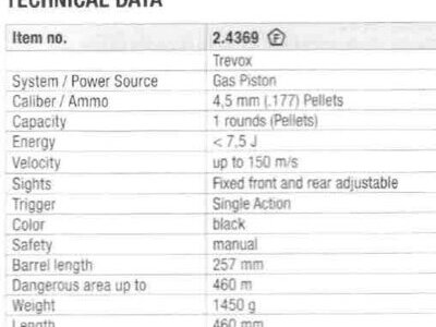 Elite Force (Umarex USA) TREVOX .177