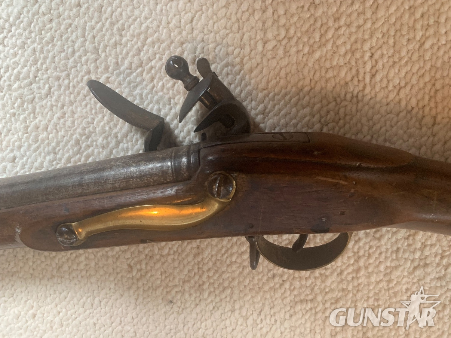 {CATEGORY} - Unknown Brown Bess .75 Cal Muzzleloader  Musket
