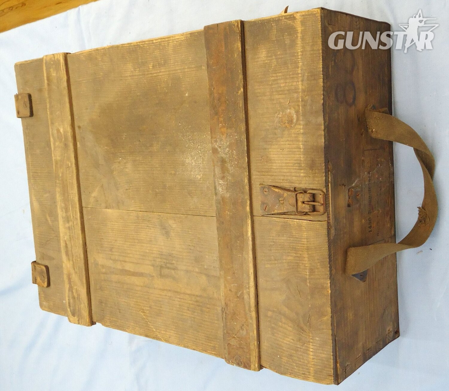 WW2, German, 1943 Dated, Wooden Patronenkasten 88 (Ammunition Box), K98, Mg34/42 . - O 2109 WW2, German, 1943 Dated, Wooden Patronenkasten 88 (Ammunition Box), K98, Mg34/42 . - O 2109  Other Ammunition 