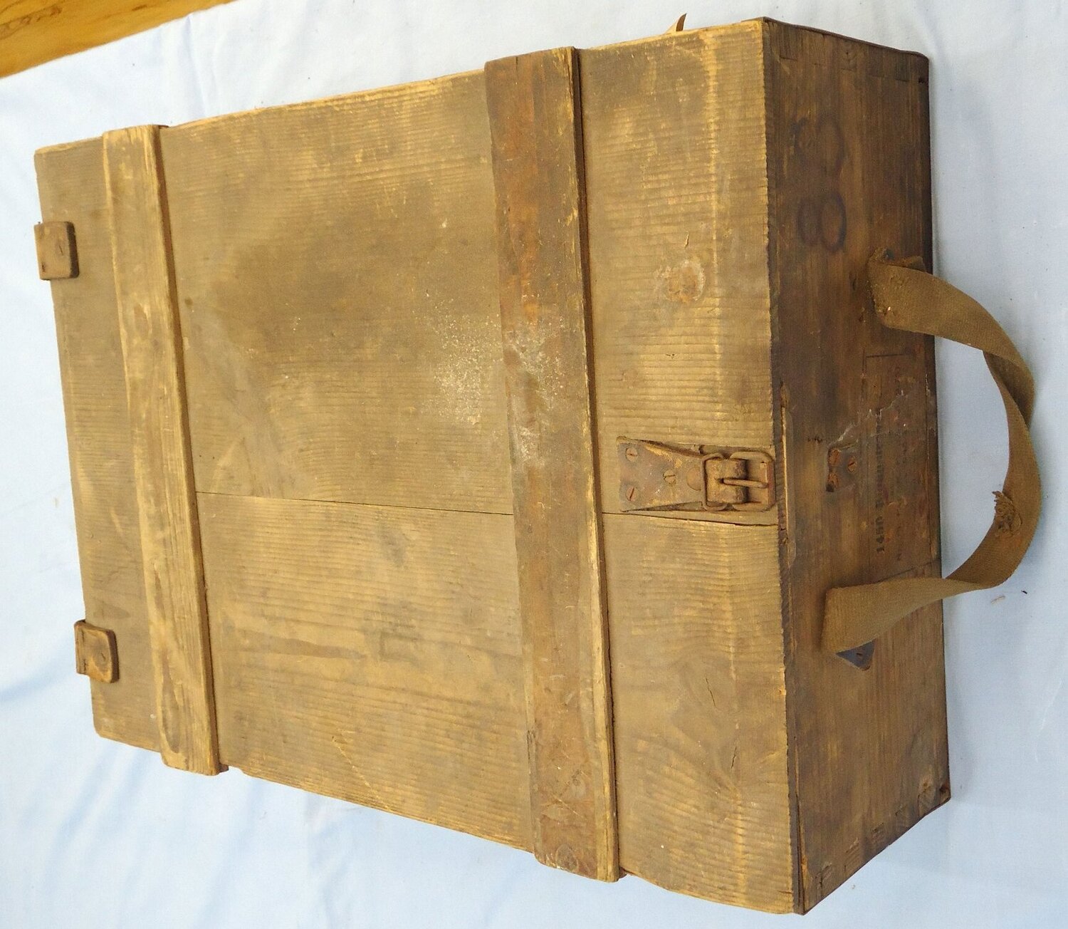 WW2, German, 1943 Dated, Wooden Patronenkasten 88 (Ammunition Box), K98, Mg34/42 . - O 2109 WW2, German, 1943 Dated, Wooden Patronenkasten 88 (Ammunition Box), K98, Mg34/42 . - O 2109  Other Ammunition 