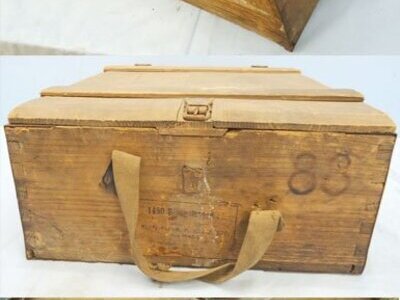 WW2, German, 1943 Dated, Wooden Patronenkasten 88 (Ammunition Box), K98, Mg34/42 . - O 2109 WW2, German, 1943 Dated, Wooden Patronenkasten 88 (Ammunition Box), K98, Mg34/42 . - O 2109  Other Ammunition