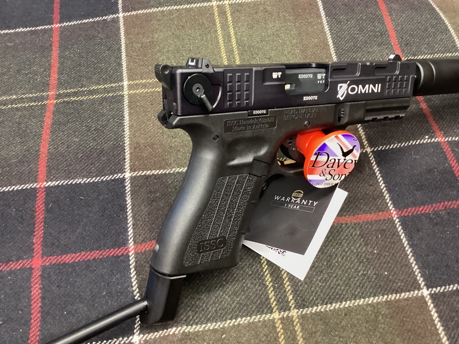  ISSC None Long Barrel Pistol