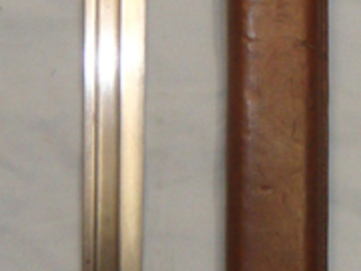 *1908 American M1905 Bayonet and Leather Covered Scabbard. BAYO 712 Bayonet