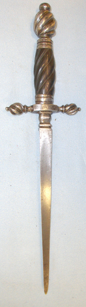 Rare, Original, 17th Century (1650-1690) Italian Assassins' Stiletto Dagger. Other Blade
