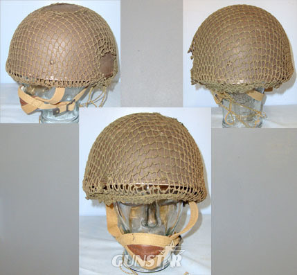  BMB British 3rd Pattern Camouflaged Paratroopers Jump Helmet By BMB With Camo Nettin Clothing