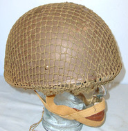 BMB British 3rd Pattern Camouflaged Paratroopers Jump Helmet By BMB With Camo Nettin Clothing