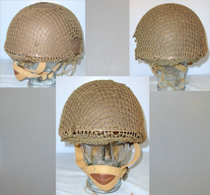  BMB British 3rd Pattern Camouflaged Paratroopers Jump Helmet By BMB With Camo Nettin Clothing