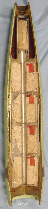 INERT DEACTIVATED. Rare, Unfired, 155MM NATO FH70 Quarter Sectioned Instruction Smoke Projectile. - O 1996 INERT DEACTIVATED. Rare, Unfired, 155MM NATO FH70 Quarter Sectioned Instruction Smoke Projectile. - O 1996  Other Ammunition