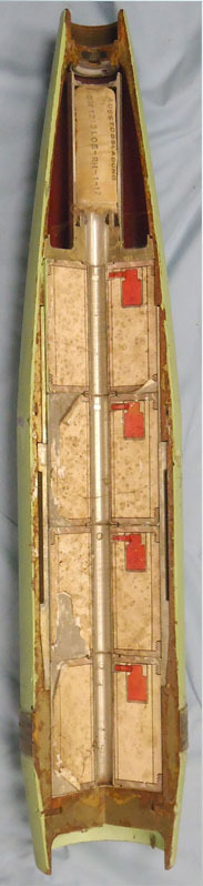 INERT DEACTIVATED. Rare, Unfired, 155MM NATO FH70 Quarter Sectioned Instruction Smoke Projectile. - O 1996 INERT DEACTIVATED. Rare, Unfired, 155MM NATO FH70 Quarter Sectioned Instruction Smoke Projectile. - O 1996  Other Ammunition