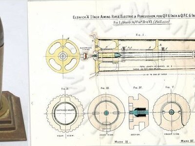 DEACTIVATED INERT. British, Unfired, 1 Inch Aiming Tube Round. - O 2251 DEACTIVATED INERT. British, Unfired, 1 Inch Aiming Tube Round. - O 2251  Other Ammunition