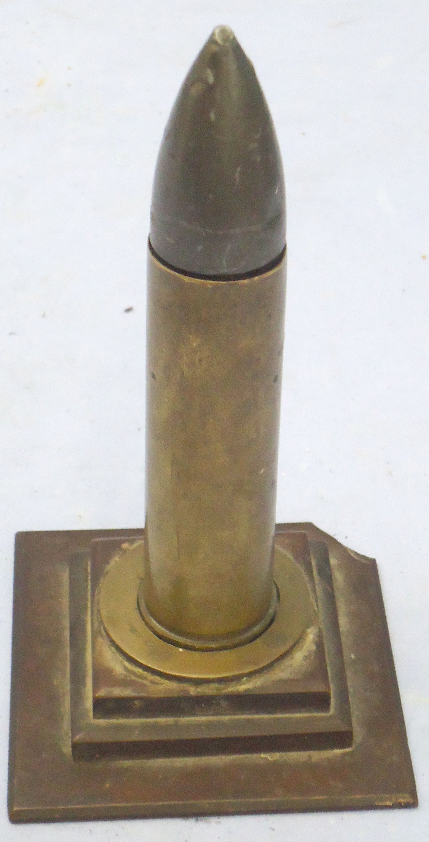 DEACTIVATED INERT. British, Unfired, 1 Inch Aiming Tube Round. - O 2251 DEACTIVATED INERT. British, Unfired, 1 Inch Aiming Tube Round. - O 2251  Other Ammunition - {CATEGORY} in 