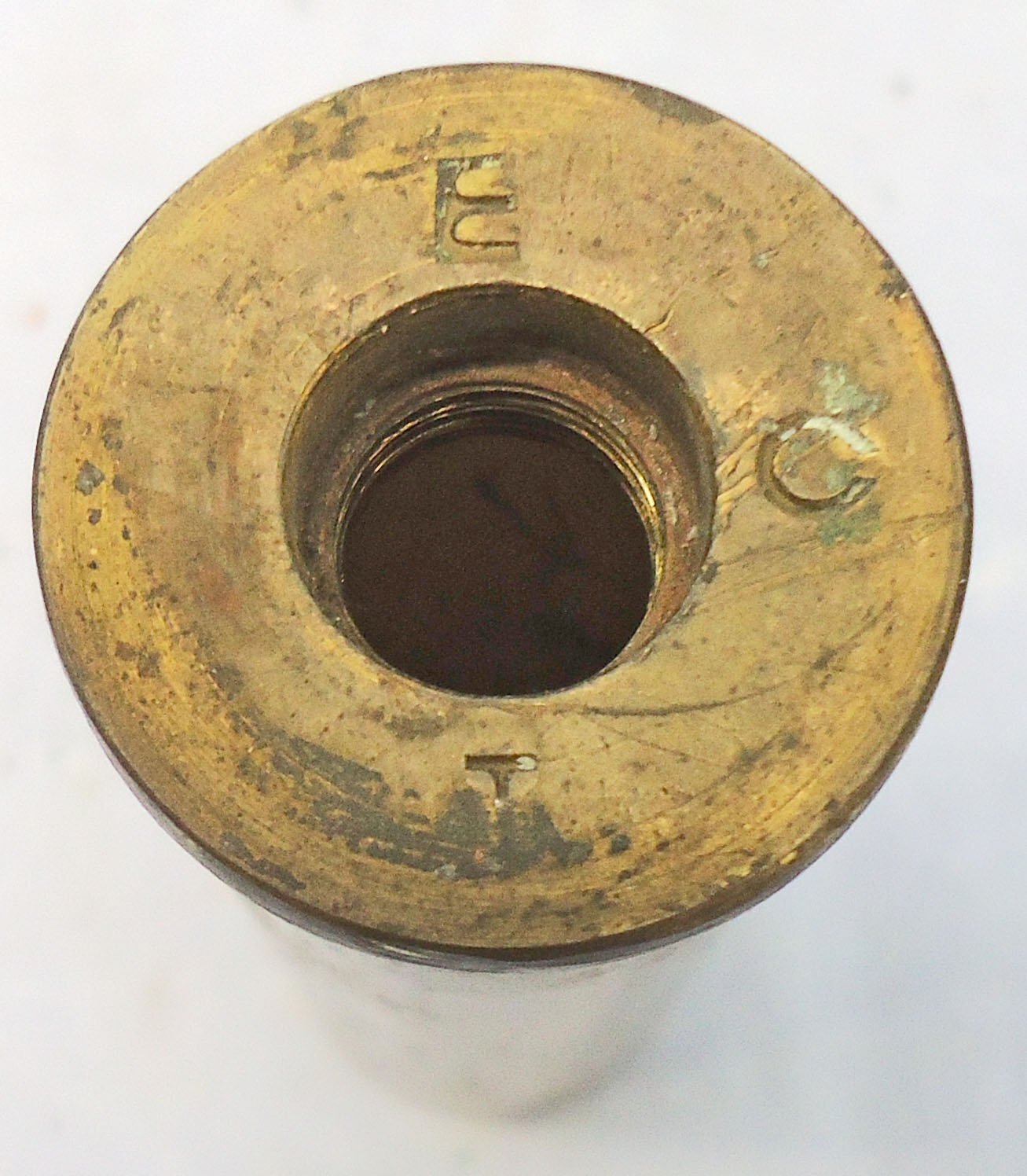 {CATEGORY} - DEACTIVATED INERT. British, Unfired, 1 Inch Aiming Tube Round. - O 2251 DEACTIVATED INERT. British, Unfired, 1 Inch Aiming Tube Round. - O 2251  Other Ammunition in 