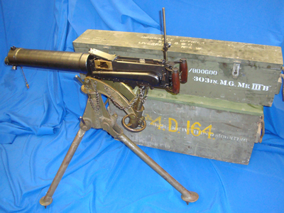 UNIQUE**THE OLDEST SURVIVING AUSTRALIAN WD VICKERS (SERIAL NUMBER 12)**Transit Cased Inter War 1929-1931 Production WW2 Lithgow Vickers MK 1 .303 Calibre Heavy Machine Gun  None Machine Gun