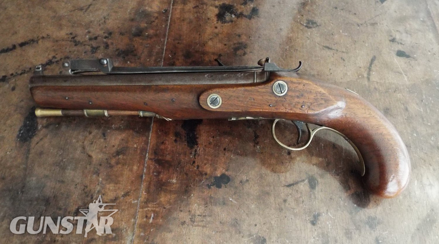 British Flintlock Officers Bayonet Pistol .65 Cal Muzzleloader Muzzleloader