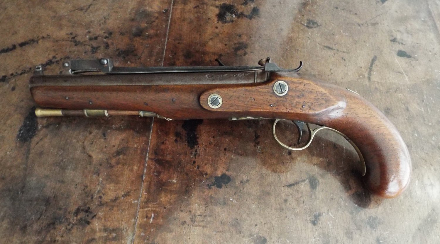 British Flintlock Officers Bayonet Pistol .65 Cal Muzzleloader Muzzleloader