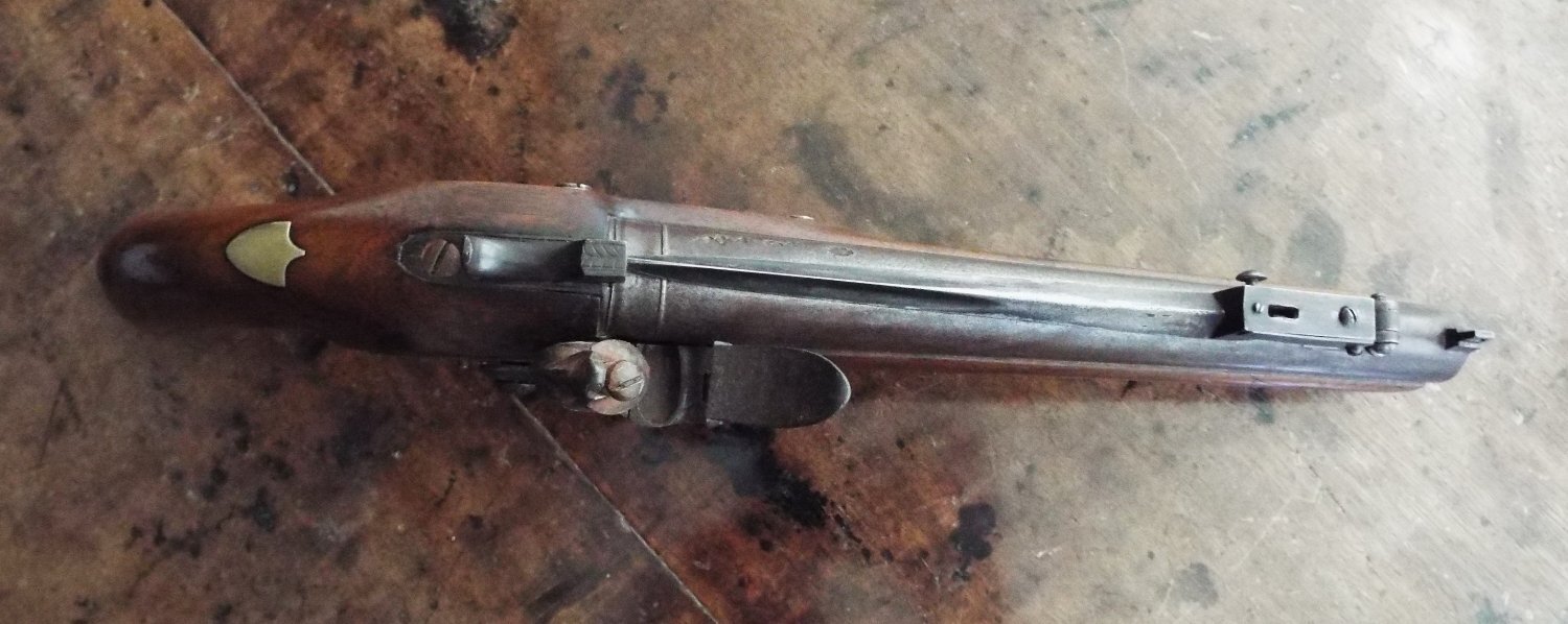 British Flintlock Officers Bayonet Pistol .65 Cal Muzzleloader Muzzleloader - {CATEGORY}