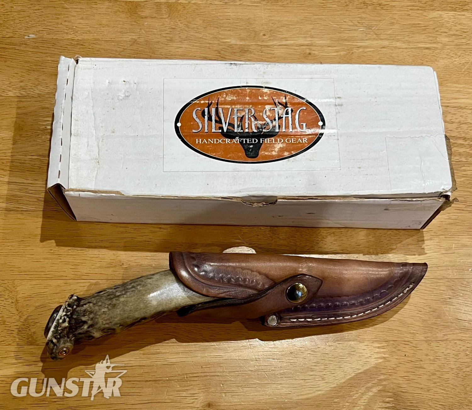 Silver stag  Hunting Knive in 