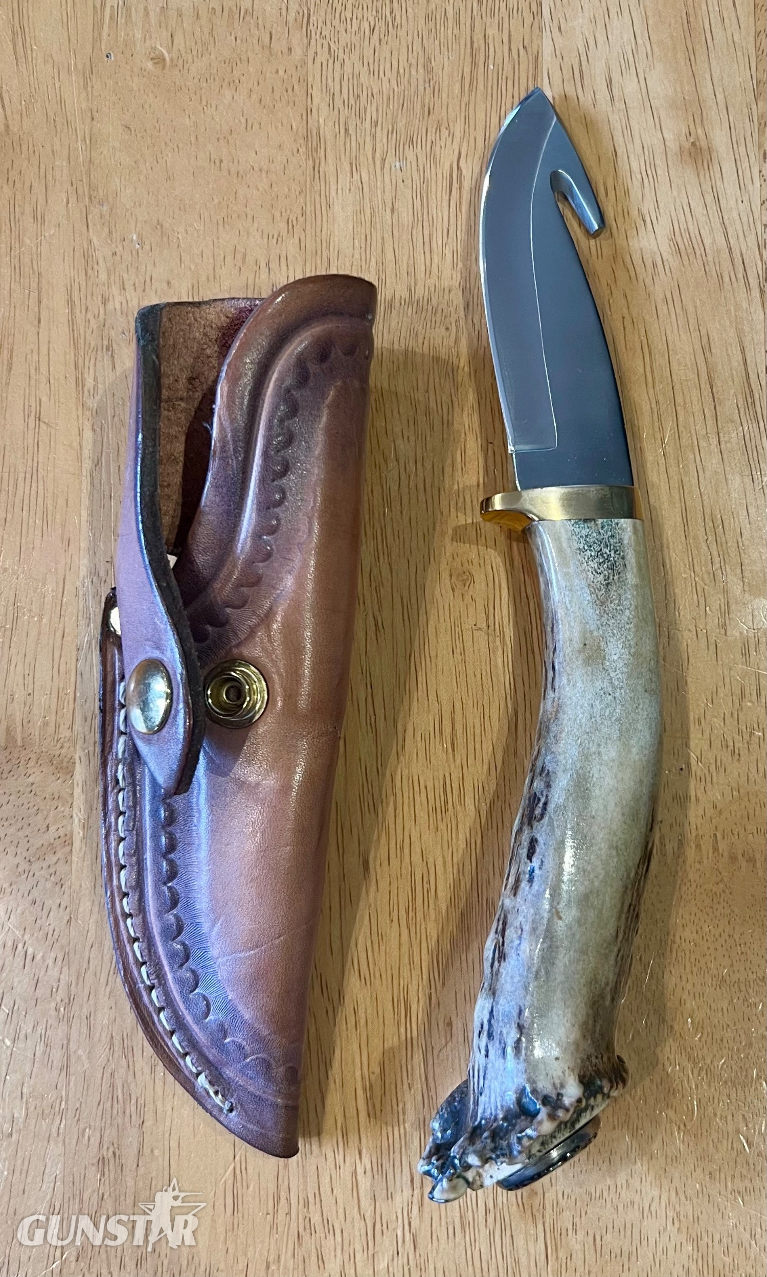 Silver stag  Hunting Knive