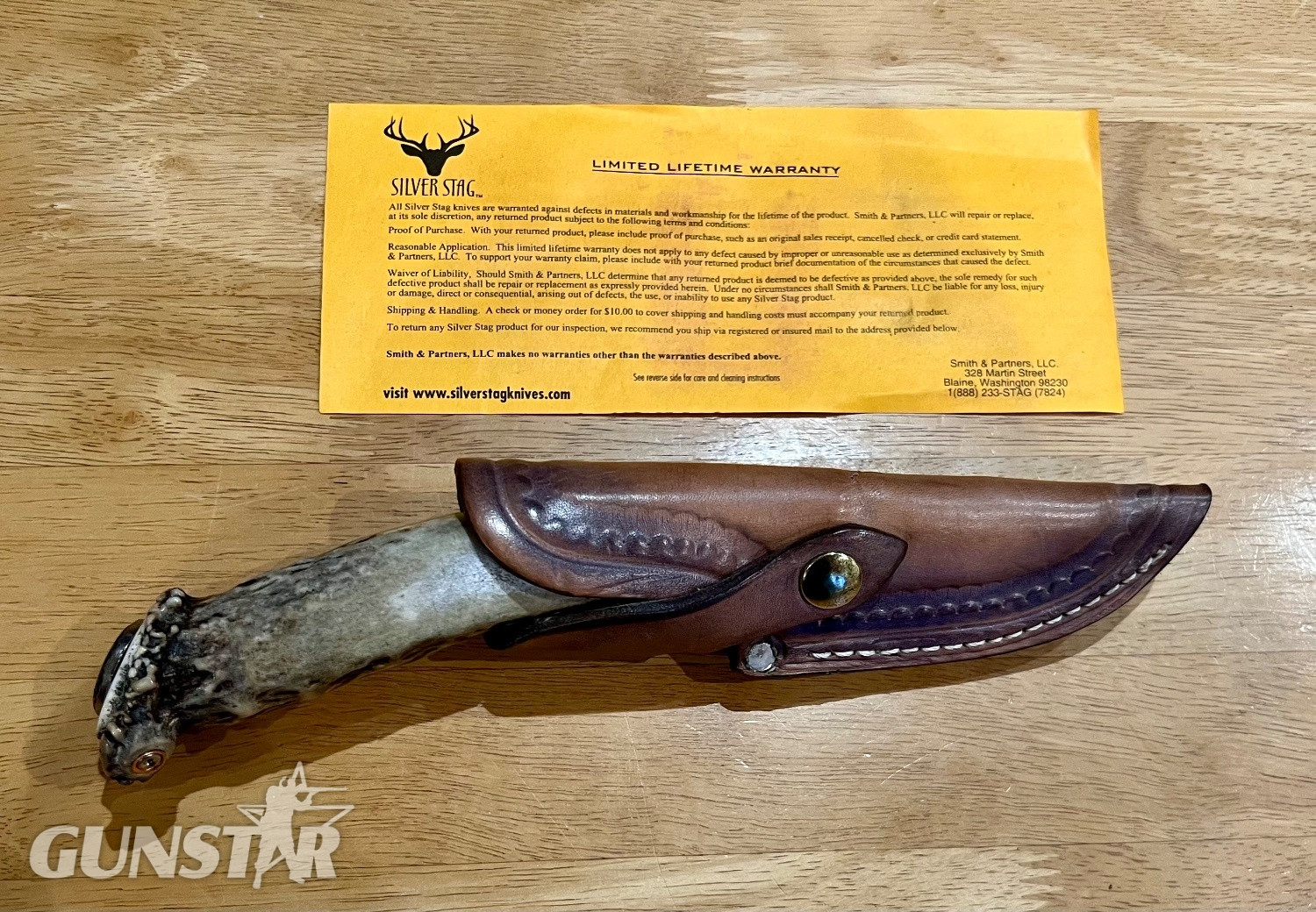  Silver stag  Hunting Knive