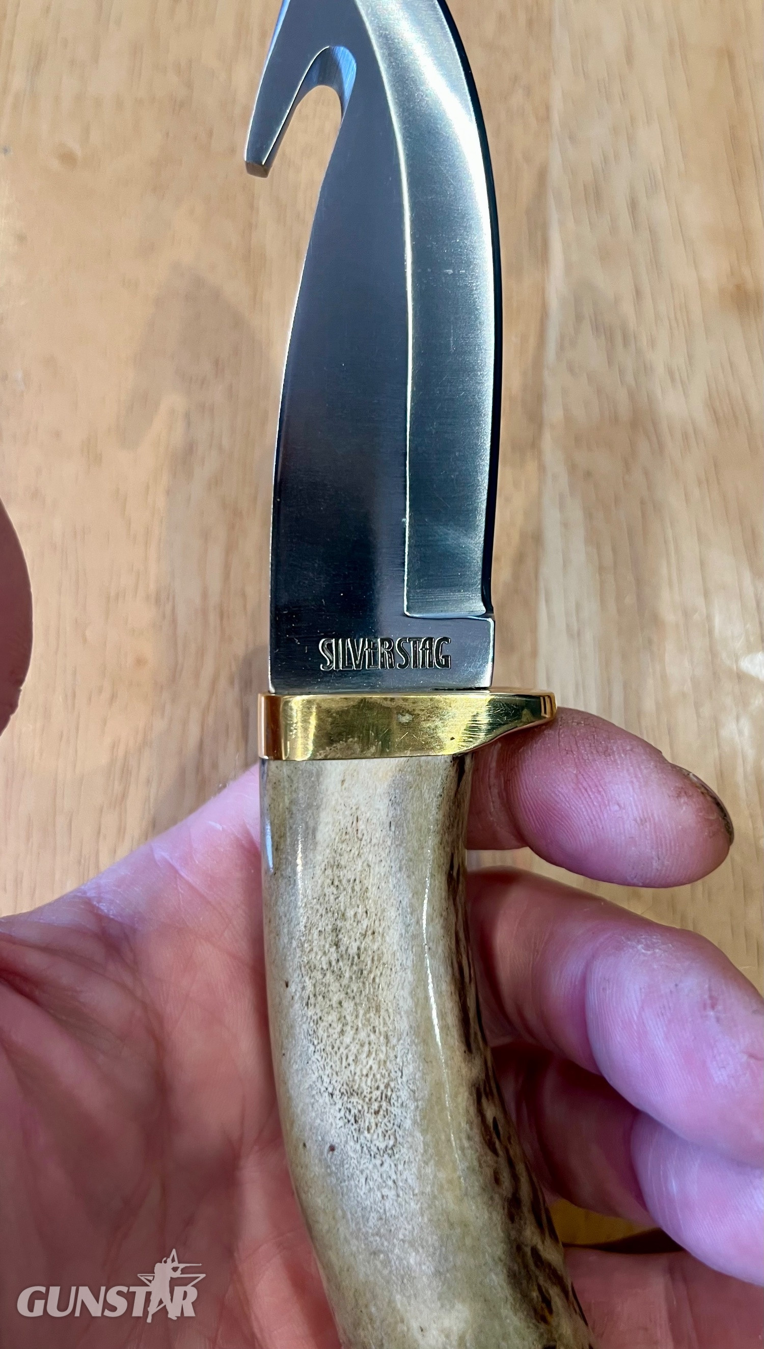 Silver stag  Hunting Knive 