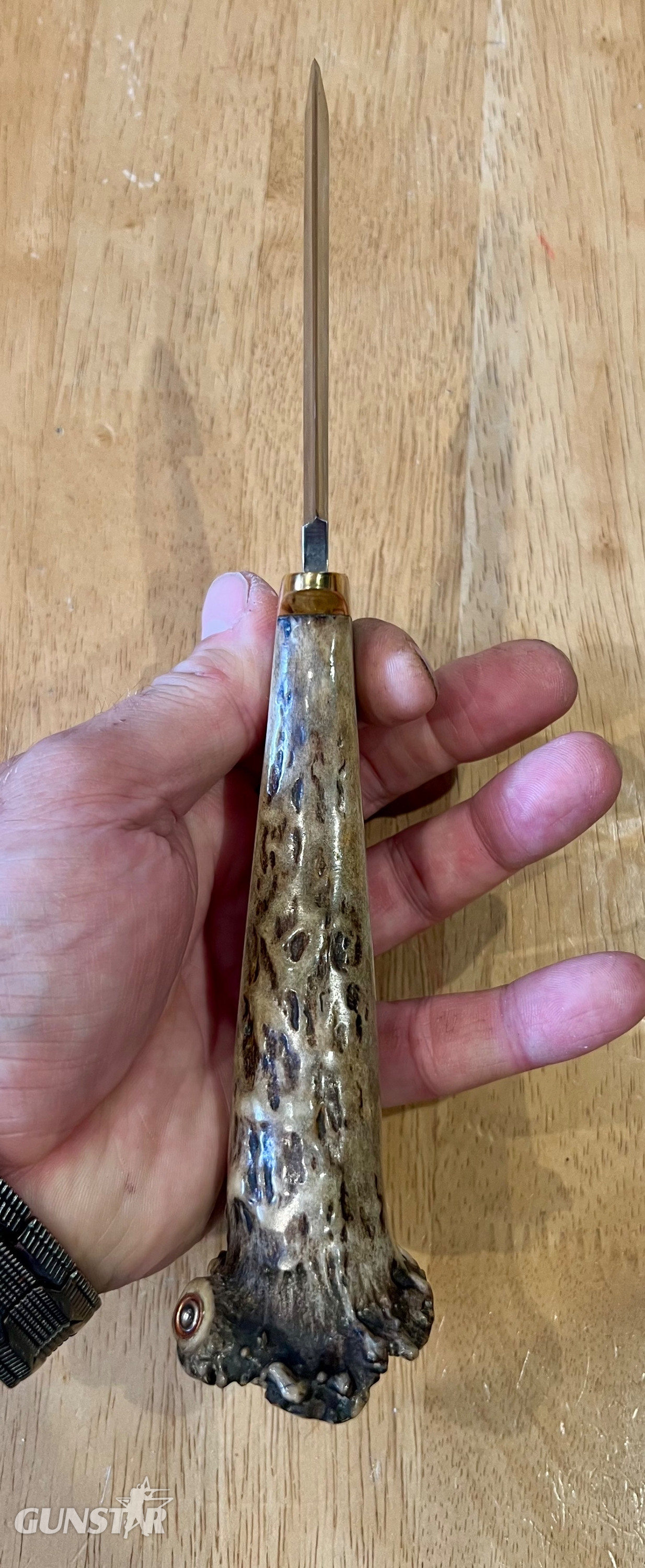 {CATEGORY} - Silver stag  Hunting Knive in 