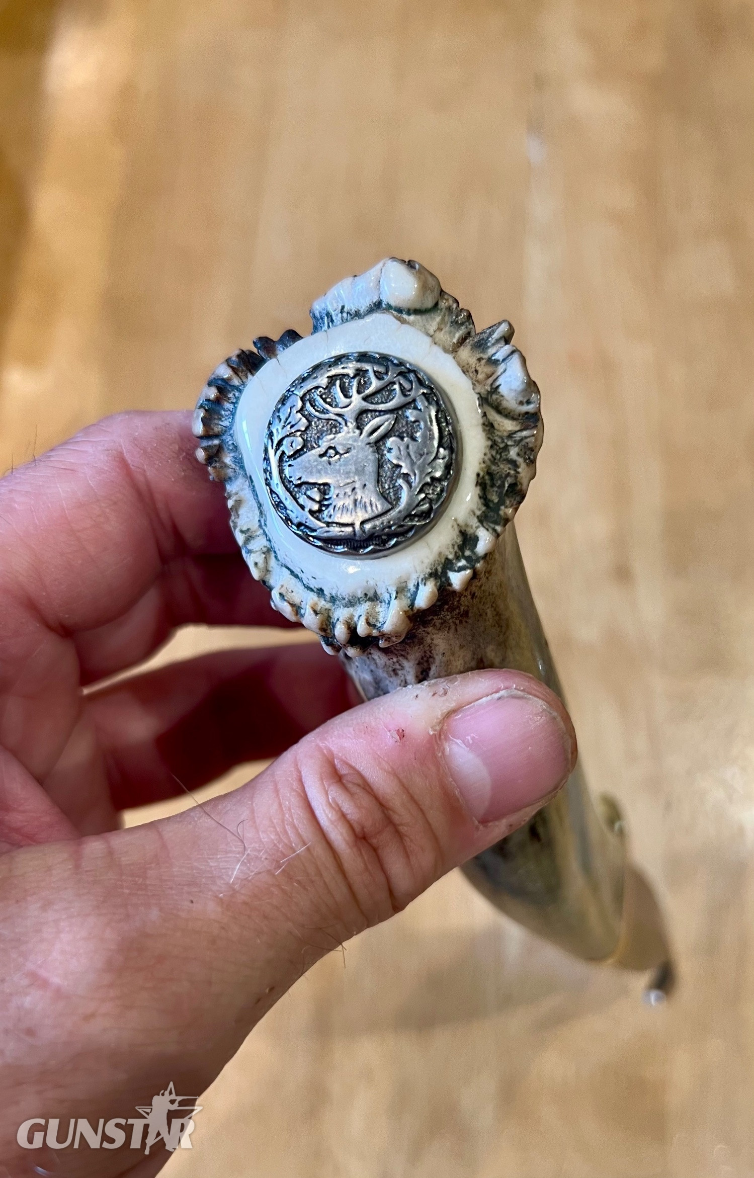 {CATEGORY} - Silver stag  Hunting Knive