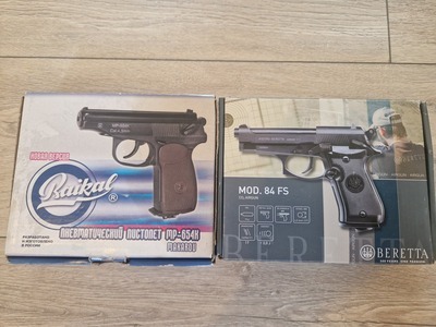 Baikal makarov and umerex beretta 84 Blowback  4.5mm