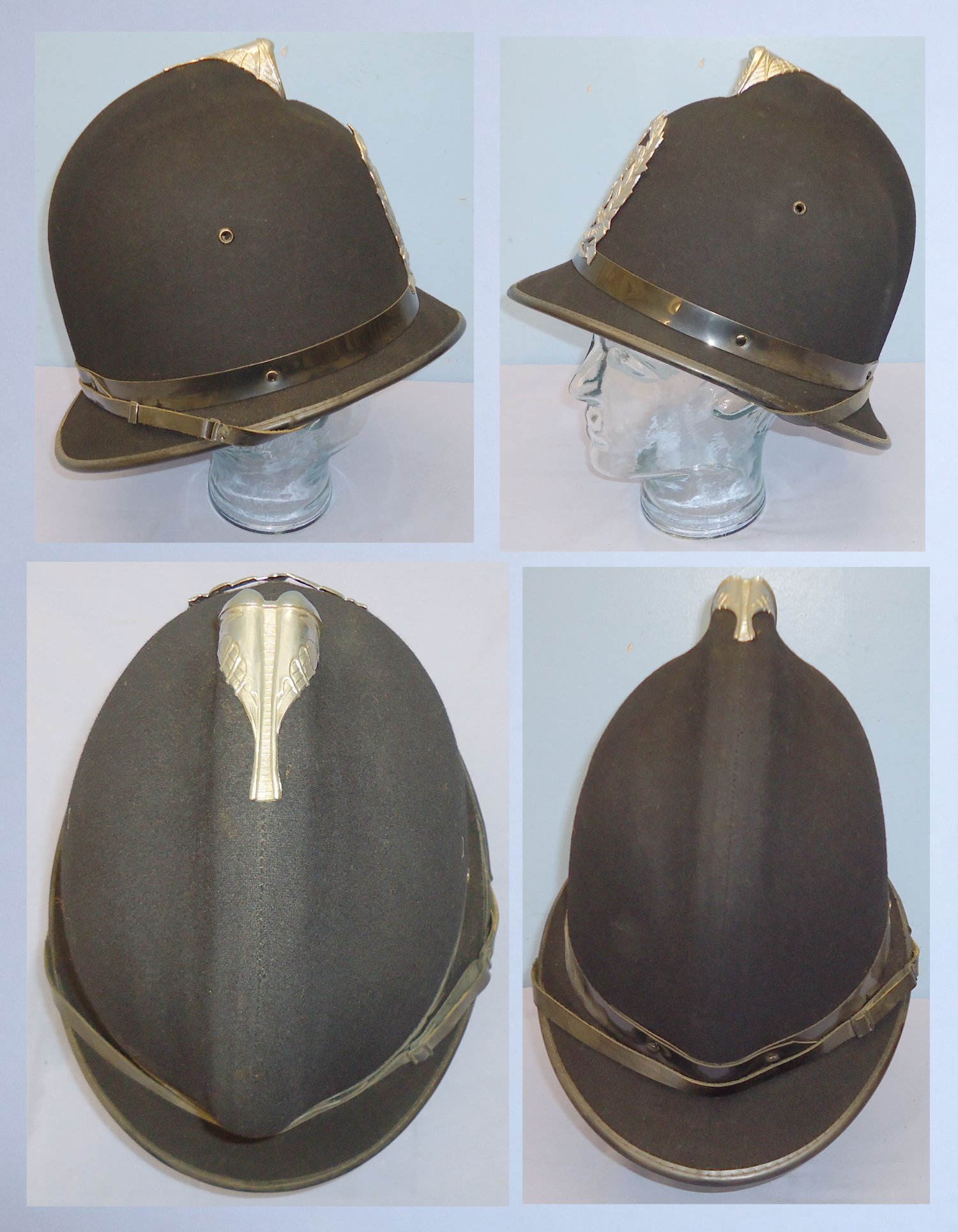 Hampshire Constabulary Coxcomb Police Helmet. 21459. Hampshire Constabulary Coxcomb Police Helmet. 21459. Antique & Militaria