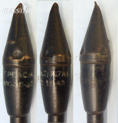 INERT DEACTIVATED. WW2, 1942 Dated 2.36” HEAT (High Explosive Anti-Tank) (Hollow INERT DEACTIVATED. WW2, 1942 Dated 2.36” HEAT (High Explosive Anti-Tank) (Hollow Antique & Militaria