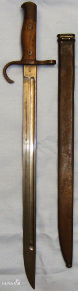 Japanese ‘Arisaki Type 30’ Bayonet, Scabbard. BAYO 6271. Bayonet in 