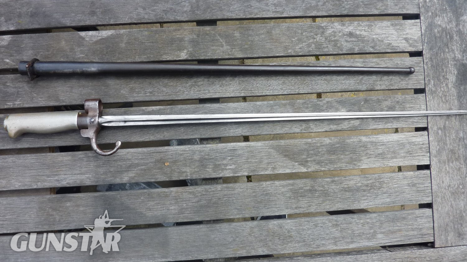 1886 French Lebel Rifle - cruciform blade - Bayonet