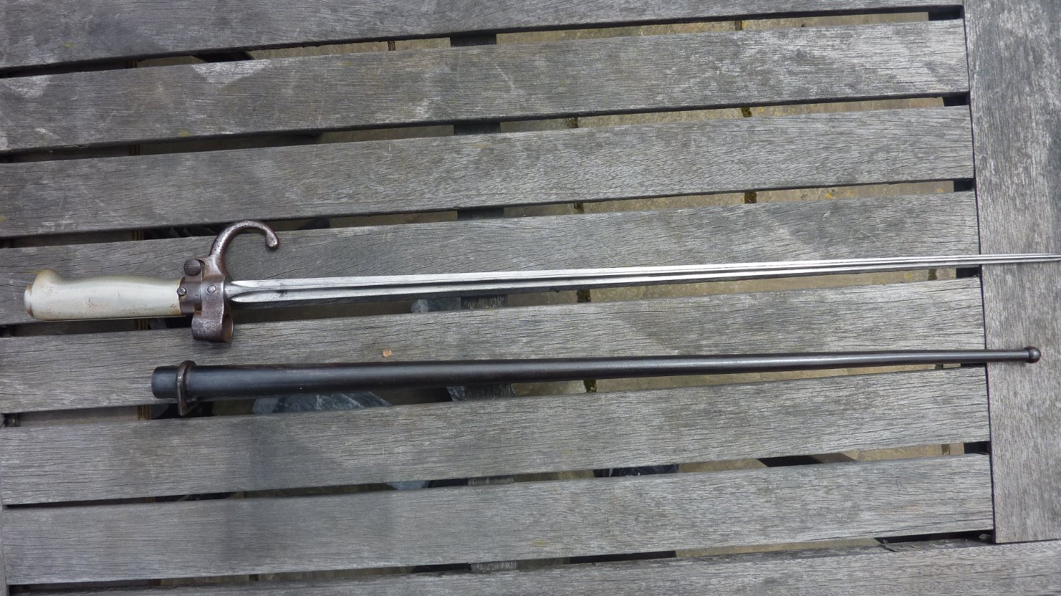 1886 French Lebel Rifle - cruciform blade - Bayonet