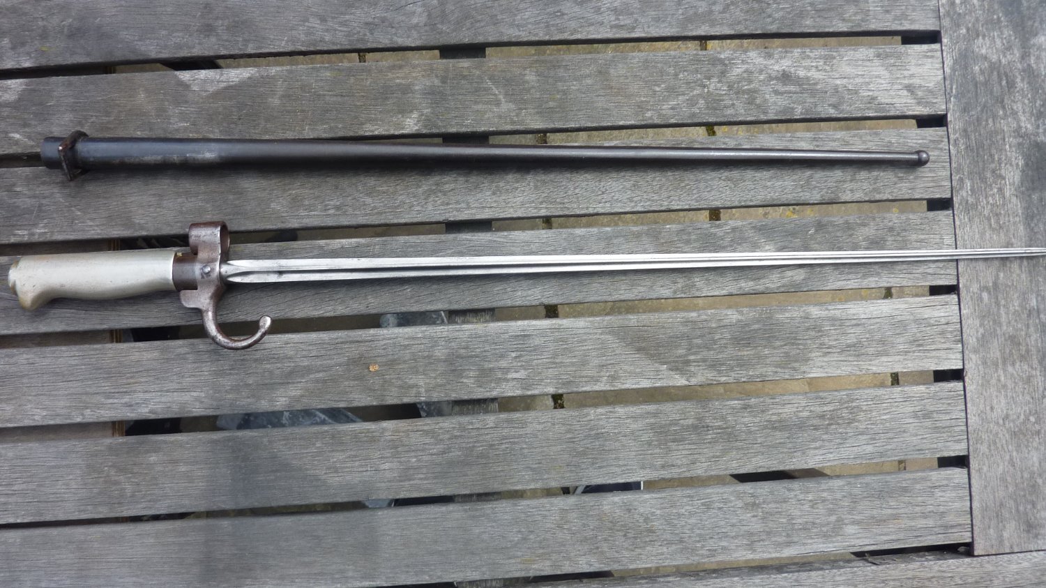  1886 French Lebel Rifle - cruciform blade - Bayonet