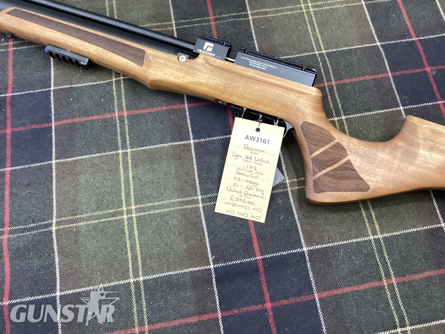  Reximex LYRA STD WALNUT.  .177